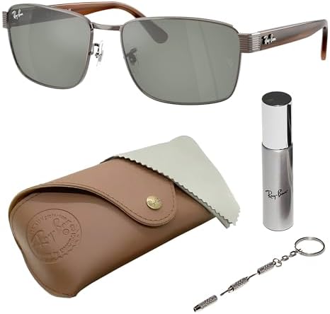 Amazon.com: Ray-Ban RB3445 Rectangle Shape Non-Polarized